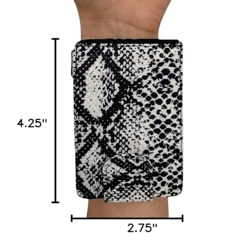 Sprigs Flip Walker Black and White Reptile Pattern